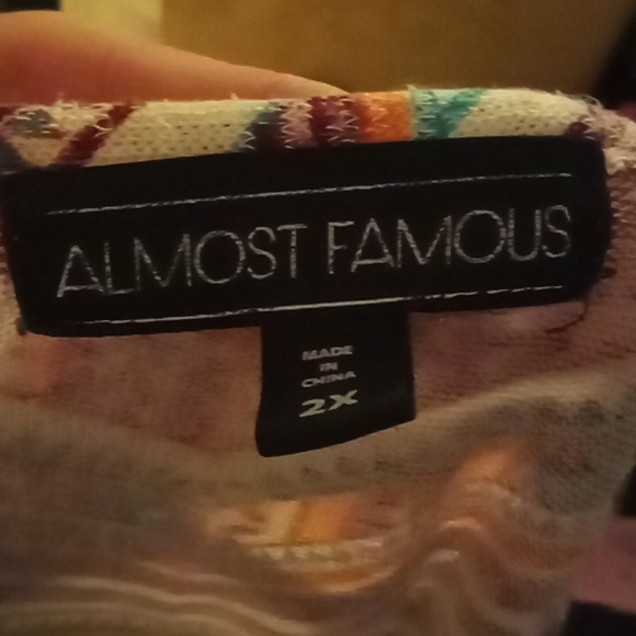 Almost Famous plus size asymmetrical tank top - Picture 7 of 10